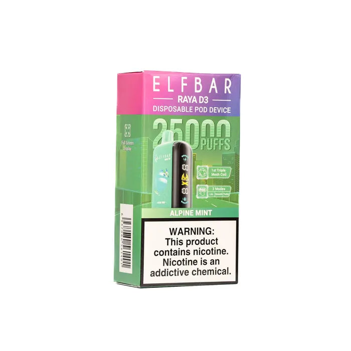 Elf Bar Raya D3 – Alpine Mint – 25000 - Vape Shop Gurugram