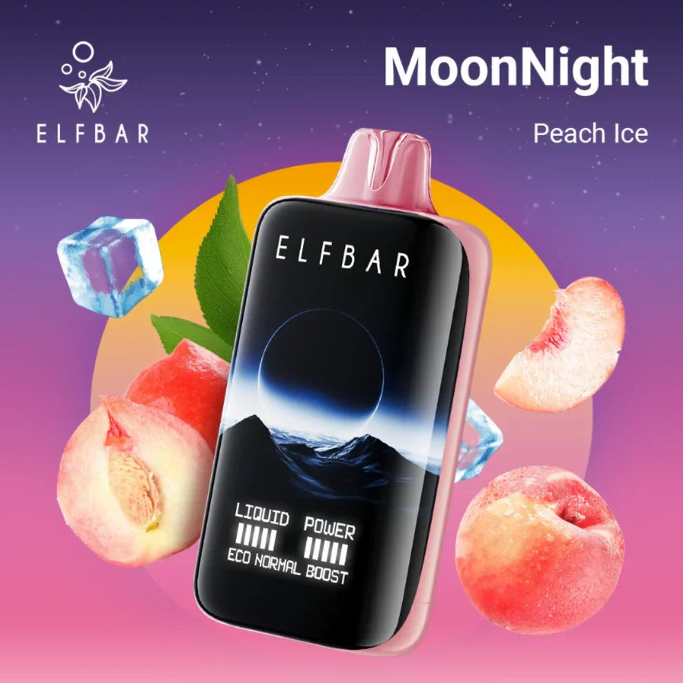 Elf Bar Moon Night 40K – Peach Ice - Vape Shop Gurugram