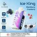 Elf Bar Ice King – Blackberry Cranberry – 30K - Vape Shop Gurugram