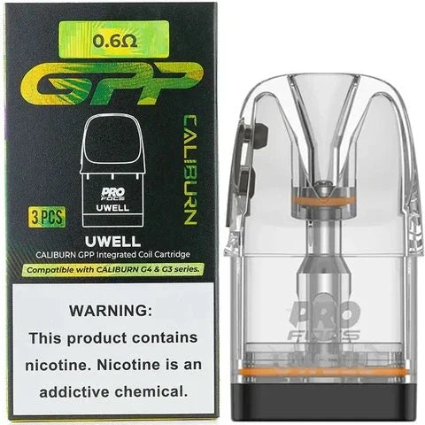 Uwell Caliburn GPP Replacement Pod (0.6Ω) - Vape Shop Gurugram
