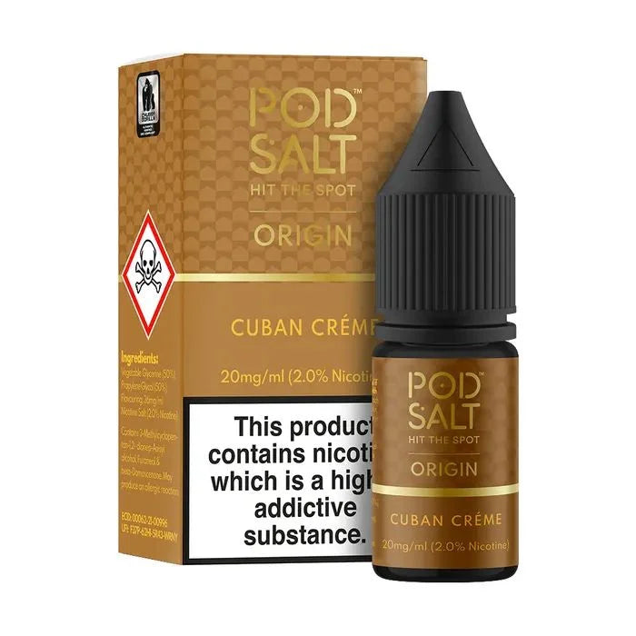 POD SALT CUBAN CREME – Nicotine Salt - Vape Shop Gurugram