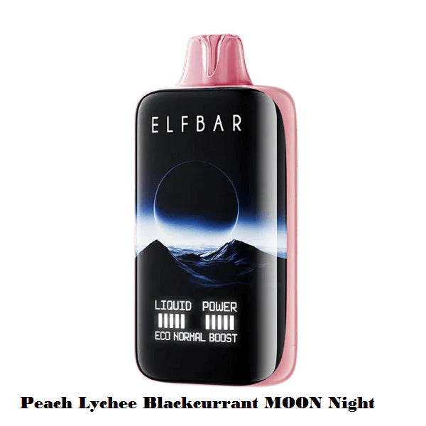 Elf Bar MoonNight 40K – Peach Lychee Blackcurrant - Vape Shop Gurugram