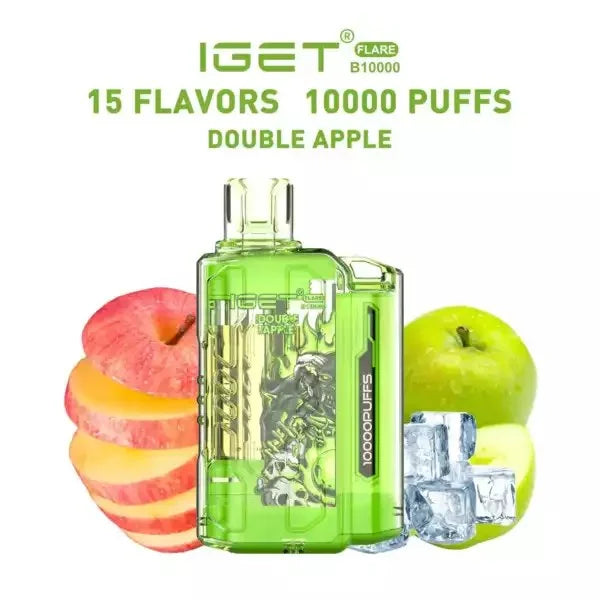 IGET FLARE B10000 – Double Apple - Vape Shop Gurugram