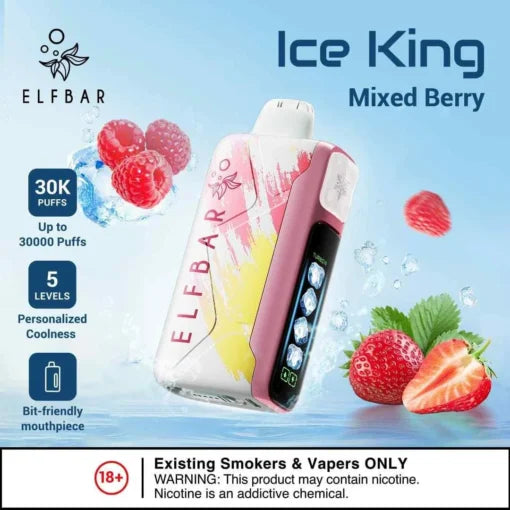 Elf Bar Ice King – Mixed Berries – 30K - Vape Shop Gurugram