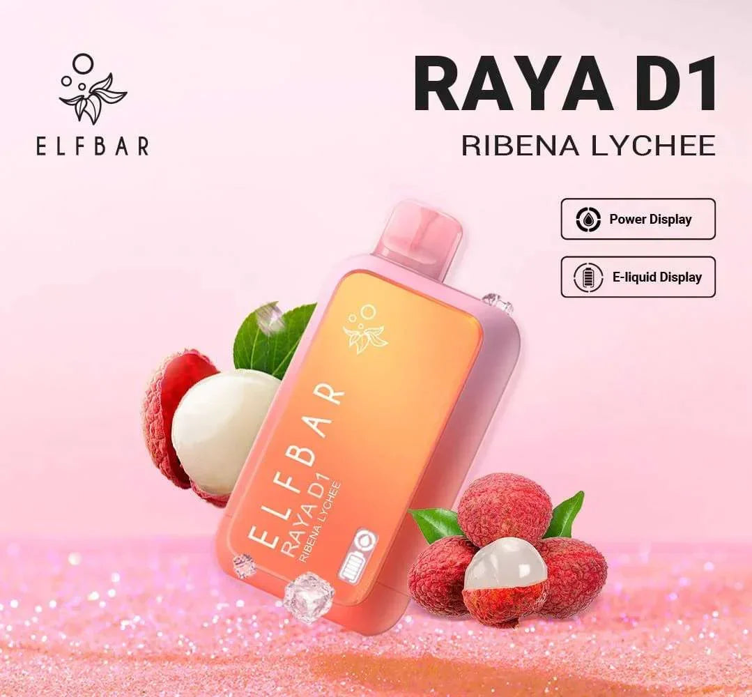 ELF BAR RAYA D1 – Ribena Lychee - Vape Shop Gurugram